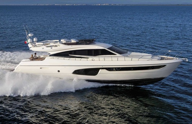 世界知名游艇品牌法拉帝（Ferretti）650豪华游艇