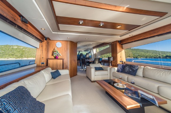 80尺（24米）英国圣汐80Yacht游艇舱内沙龙