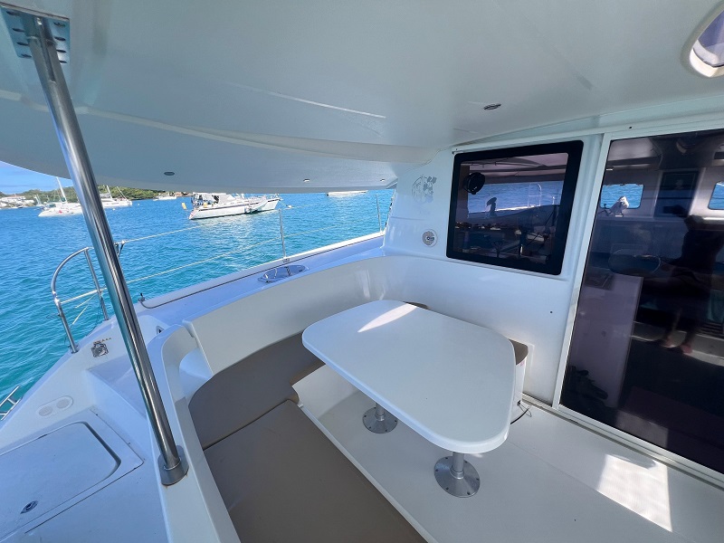 12米枫丹白露（Fountaine Pajot）Lipari41双体帆船船艉休闲区