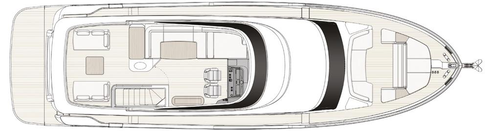 18米阿兹慕（Azimut）Magellano60二手豪华游艇设计图