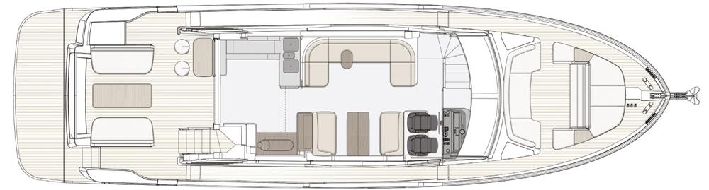 18米阿兹慕（Azimut）Magellano60二手豪华游艇设计稿