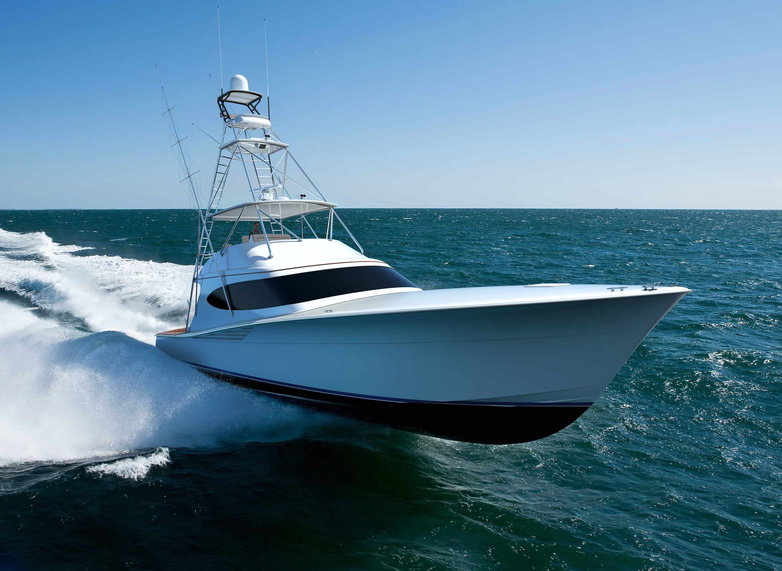 哈特雷斯（Hatteras）GT65Carolina运动钓鱼游艇