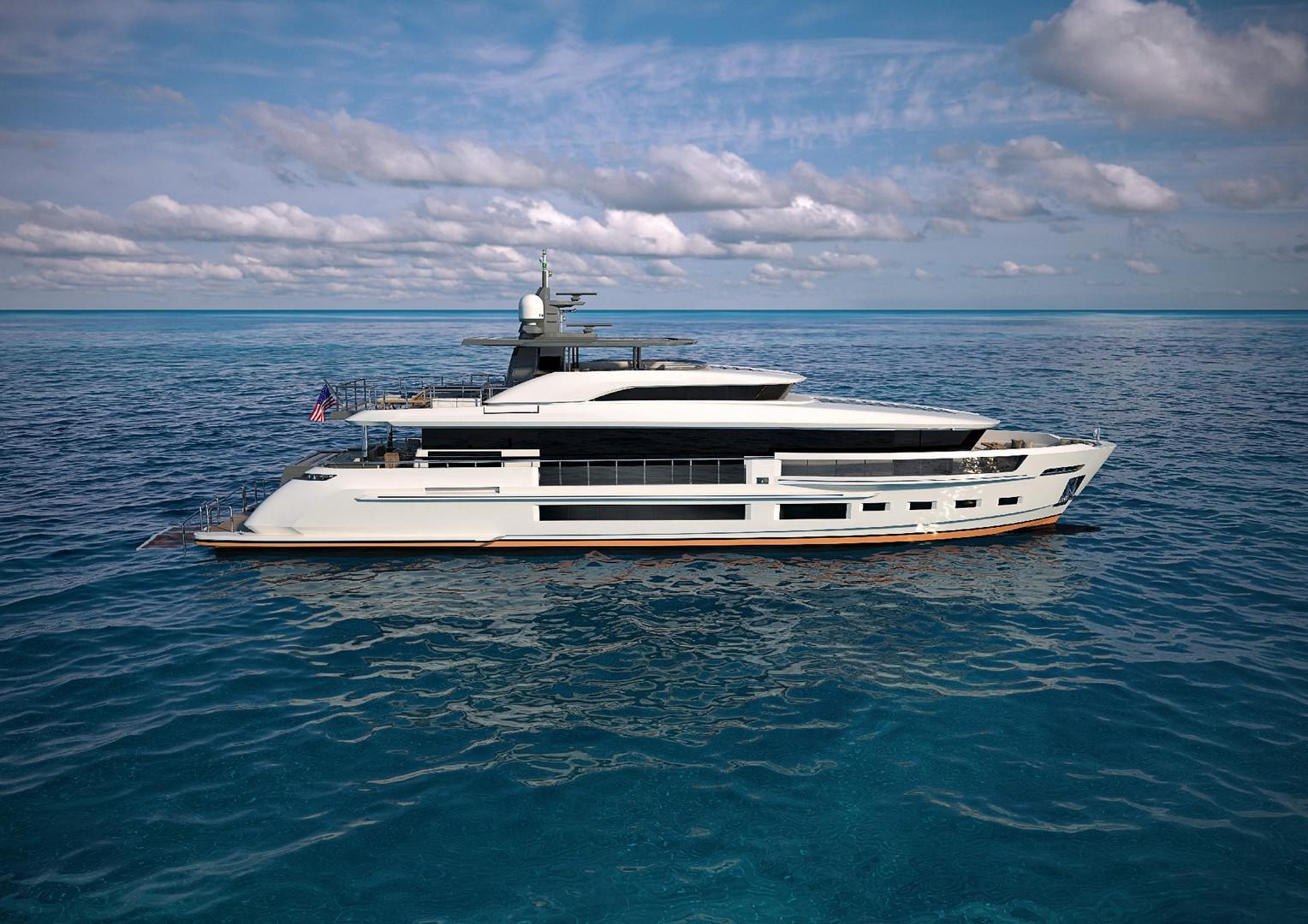 海星Asteria116飞桥游艇8400万
